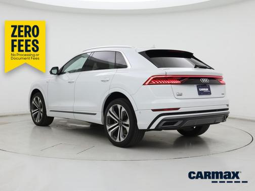 White 2021 Audi Q8 Premium Plus