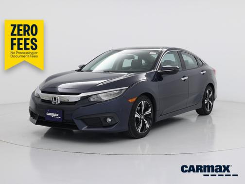 Blue 2016 Honda Civic Touring