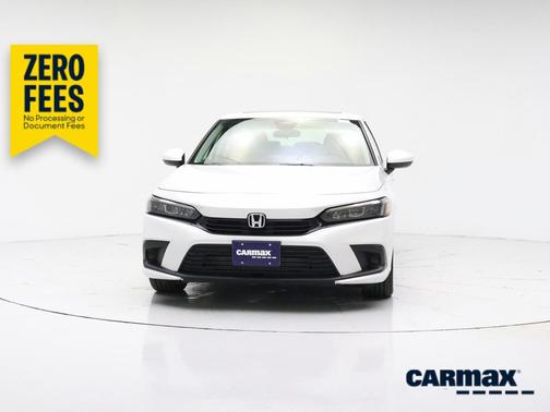 White 2023 Honda Civic EX