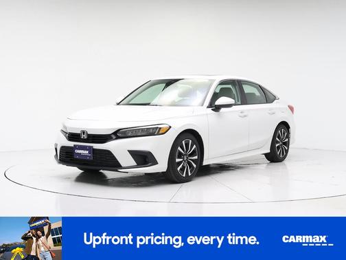 White 2023 Honda Civic EX