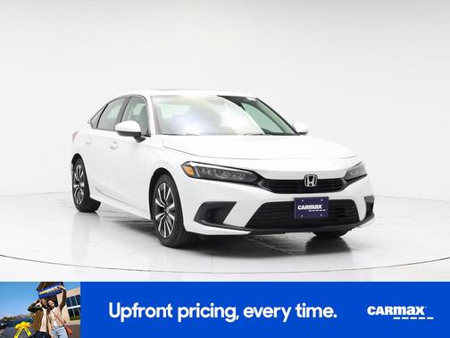 White 2023 Honda Civic EX