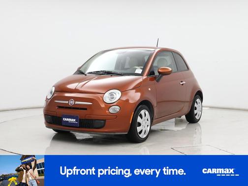 Orange 2015 FIAT 500 Pop