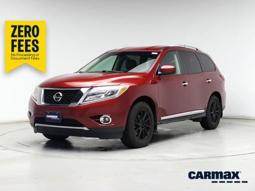 Red 2014 Nissan Pathfinder SL