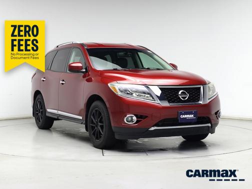 Red 2014 Nissan Pathfinder SL