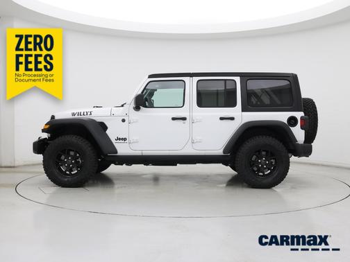 White 2025 Jeep Wrangler Willy's