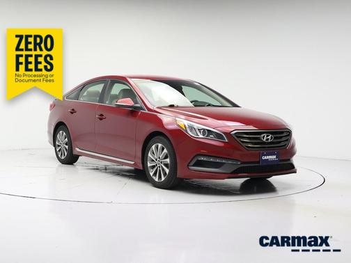 Red 2015 Hyundai SONATA Sport