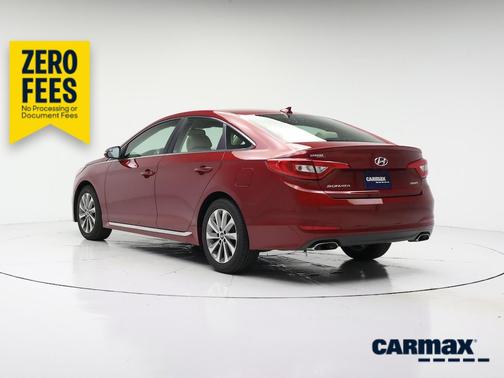Red 2015 Hyundai SONATA Sport