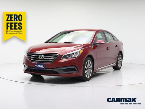 Red 2015 Hyundai SONATA Sport