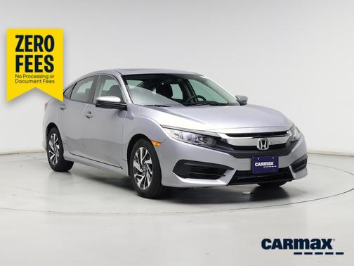 Silver 2016 Honda Civic EX