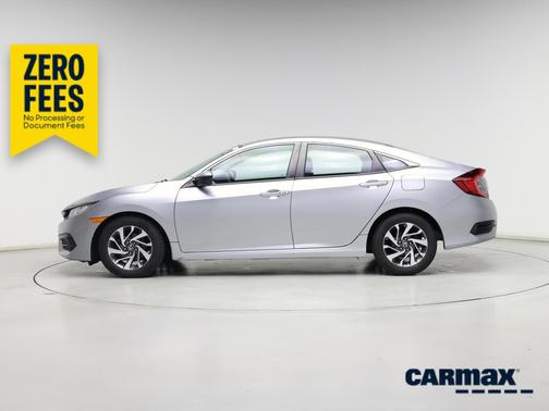 Silver 2016 Honda Civic EX