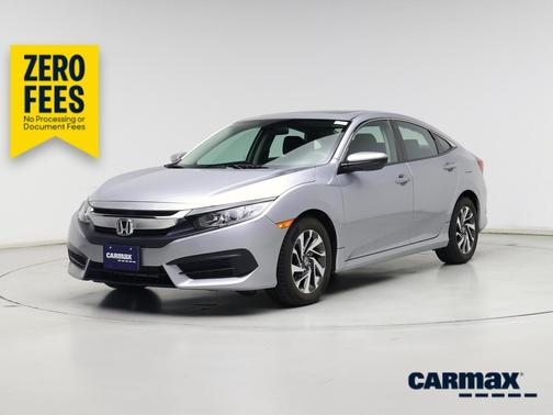 Silver 2016 Honda Civic EX