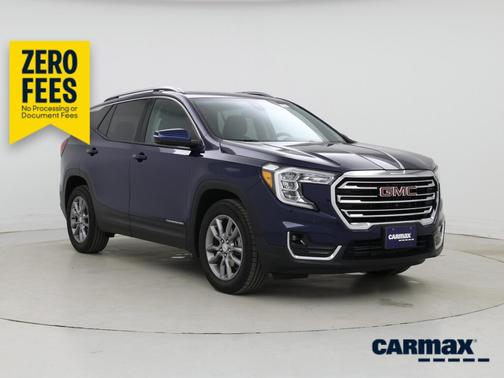 Blue 2022 GMC Terrain SLT