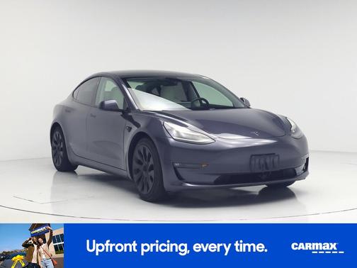 Gray 2021 Tesla Model 3 Long Range