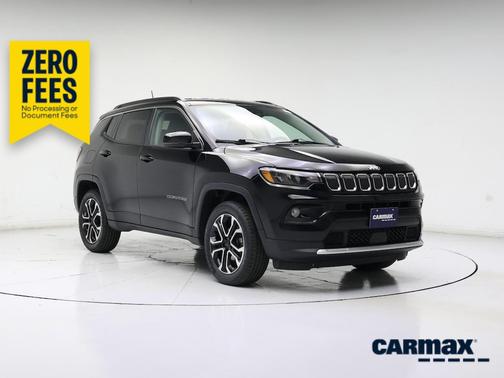 Black 2022 Jeep Compass Limited