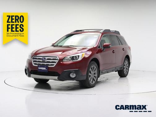 Red 2015 Subaru Outback 3.6R Limited