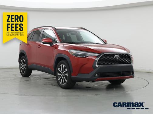 Red 2022 Toyota Corolla Cross XLE