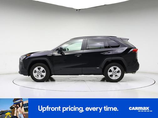 Black 2021 Toyota RAV4 Hybrid LE