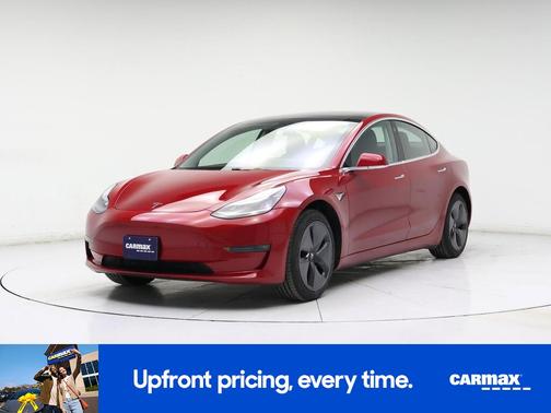 Red 2019 Tesla Model 3 Standard Range Plus