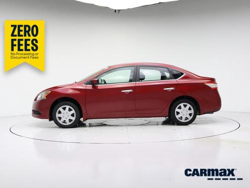 Red 2014 Nissan Sentra SV