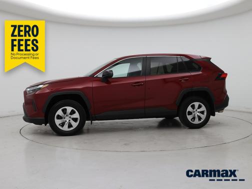 Red 2023 Toyota RAV4 LE