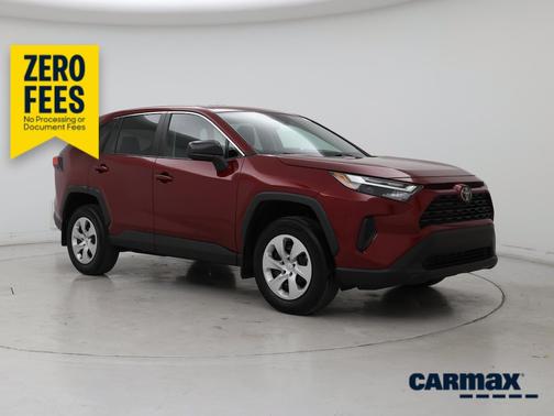Red 2023 Toyota RAV4 LE