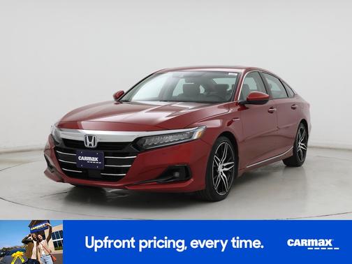 Red 2021 Honda Accord Hybrid Touring