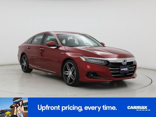 Red 2021 Honda Accord Hybrid Touring