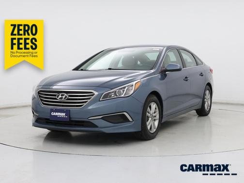 Blue 2017 Hyundai SONATA SE