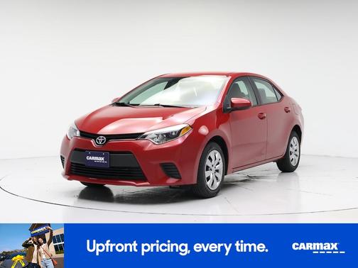 Red 2014 Toyota Corolla LE