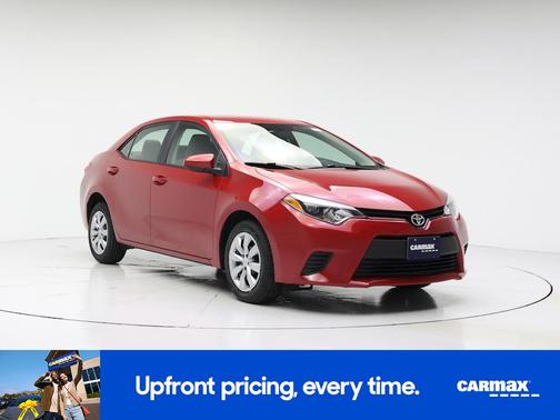 Red 2014 Toyota Corolla LE