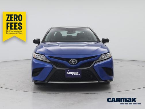 Blue 2018 Toyota Camry XSE