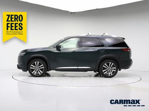 Green 2025 Nissan Pathfinder Platinum