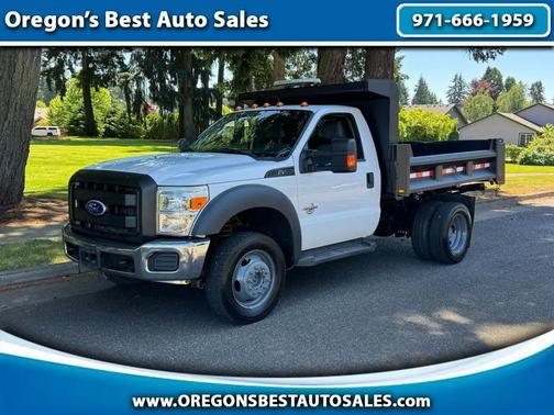 Oxford White 2011 Ford F-450 Regular Cab DRW 4WD
