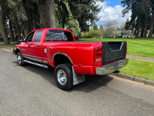 Red 2005 Dodge Ram 3500 Laramie