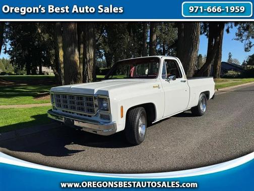 White 1977 Chevrolet C10/K10 Base