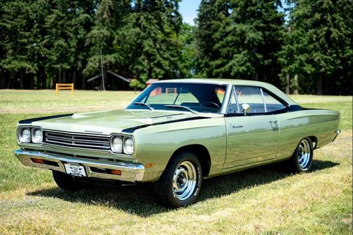 Green 1969 Plymouth Roadrunner