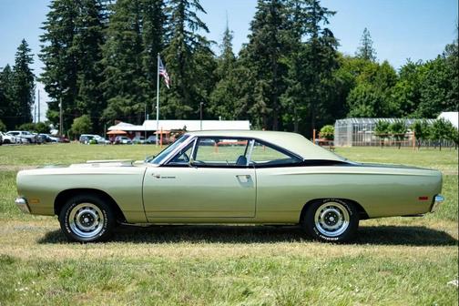 Green 1969 Plymouth Roadrunner