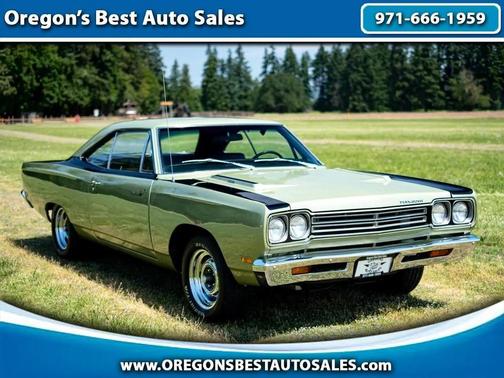 Green 1969 Plymouth Roadrunner