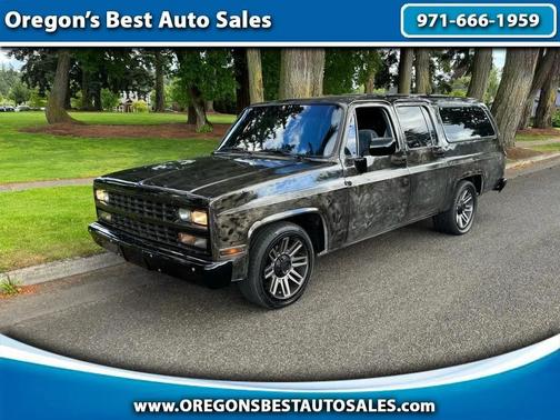 Black 1990 Chevrolet Suburban 1500