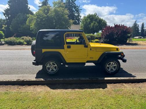 Yellow 2006 Jeep Wrangler Sport