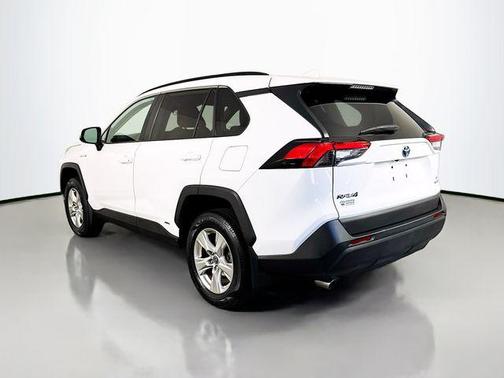 Super White 2021 Toyota RAV4 Hybrid LE