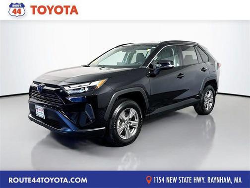 Midnight Black Metallic 2024 Toyota RAV4 Hybrid LE