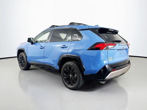 Cavalry Blue 2024 Toyota RAV4 Hybrid SE