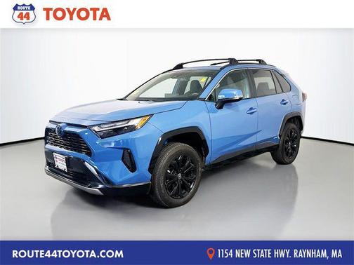 Cavalry Blue 2024 Toyota RAV4 Hybrid SE