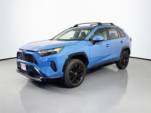 Cavalry Blue 2024 Toyota RAV4 Hybrid SE