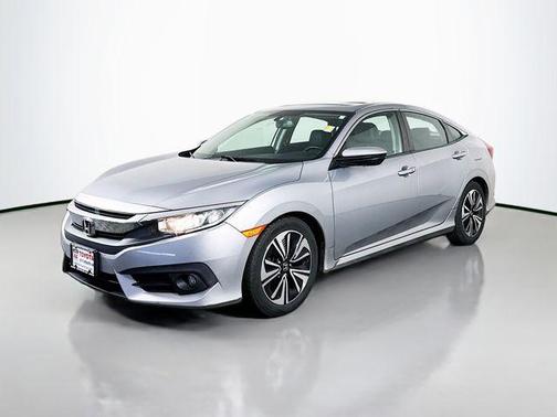 Silver 2017 Honda Civic EX-L