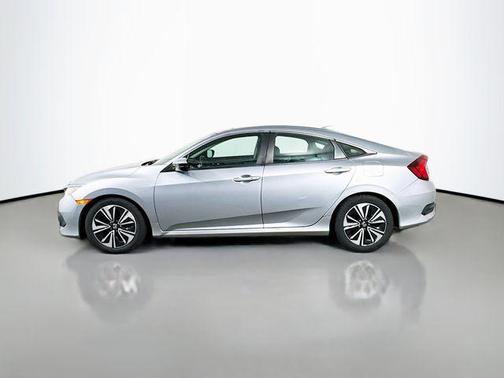 Silver 2017 Honda Civic EX-L