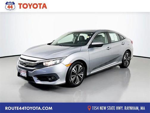 Silver 2017 Honda Civic EX-L