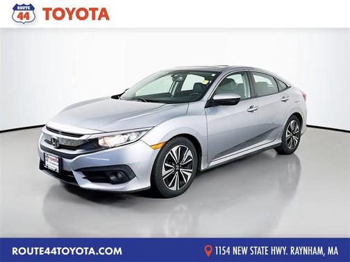 Silver 2017 Honda Civic EX-L