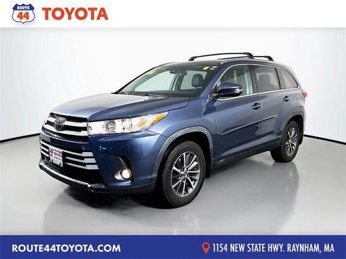 Shoreline Blue Pearl 2019 Toyota Highlander XLE